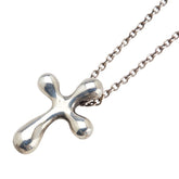 ティファニー クロス ネックレス SV925 シルバー レディース TIFFANY&Co. 【中古】